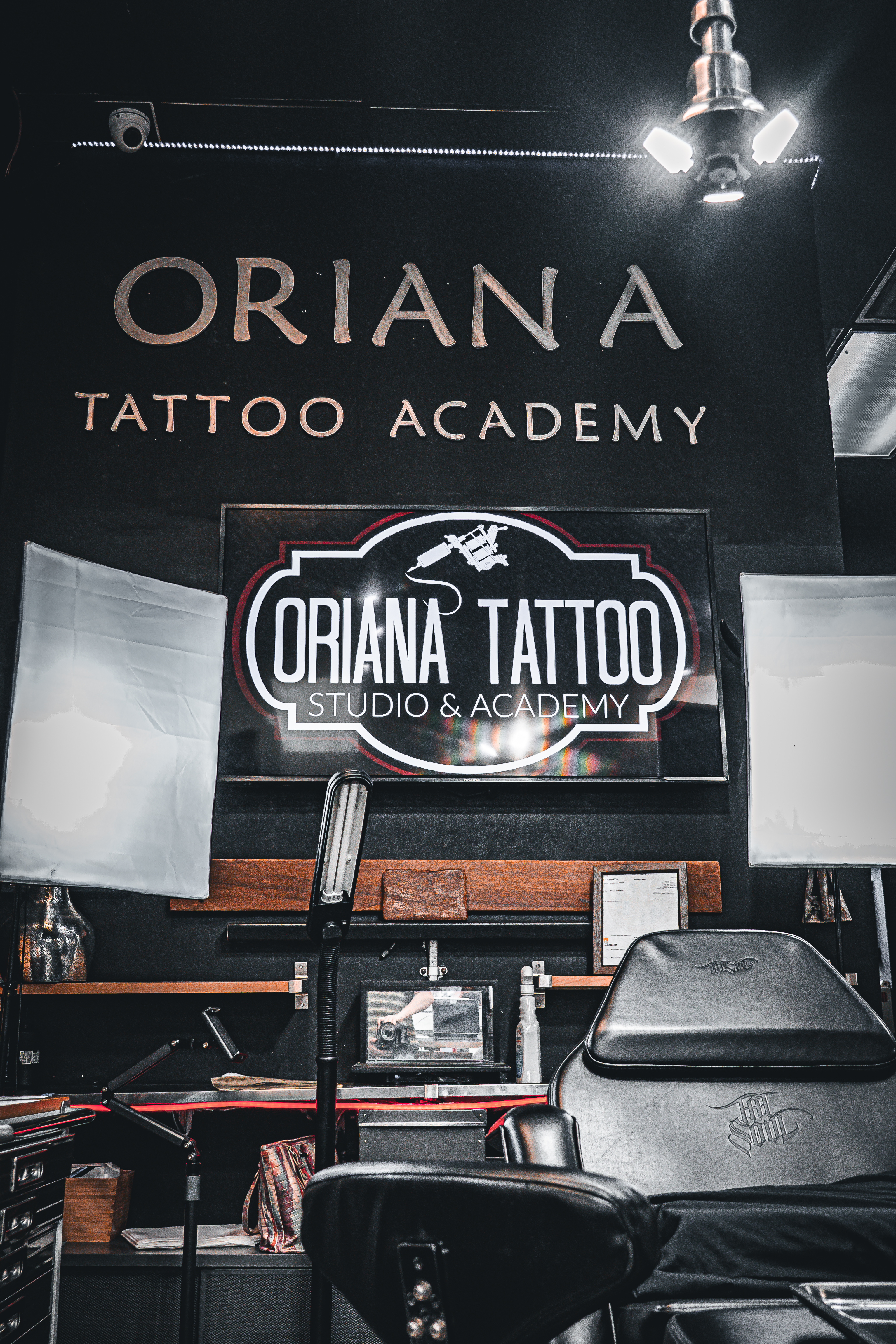 Oriana Academy sign